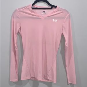 Kids Pink Under-armor long sleeve